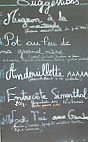 Les Pinèdes menu