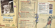 La Tambora menu