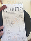 Es Puetó menu