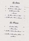 Le Trianon menu