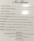 Anthony's menu