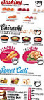 Sushi Wok menu