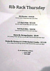 Silver Prairie Saloon menu