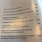 Jaegerhof Hotel-Restaurant menu