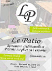 Le Patio menu