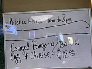 Grill Room menu