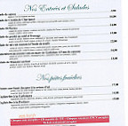 Restaurant Villa Sorriso menu