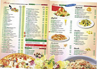 Pizzeria Bella Italia menu