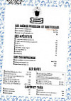 Le Clan Des Fish menu