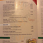 Maharaja menu