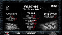 Friends Bairro Alto menu