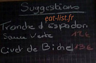 El Sitio menu