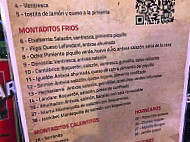 Etxeberria menu