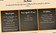 La Recreation Gourmande menu