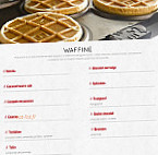 Waffle Factory menu