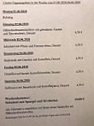 Gasthof Zur Eisenbahn menu