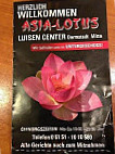 Asia Lotus menu