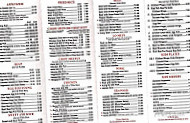 China One menu