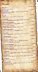 La Commanderie menu