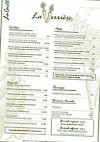 La Verriere menu