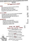 La Table Notre-dame menu