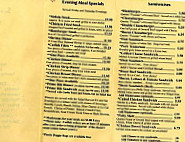 Scott's Place The Legacy menu