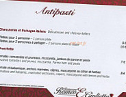 Romeo E Giulietta menu