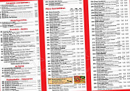 Bella Italia menu