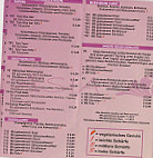 Asia Bistro menu