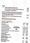 Wildfang Bier Wirtshaus menu