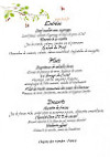 Auberge du Pont de Costet menu