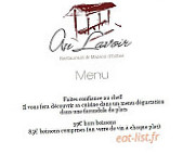 Au Lavoir menu