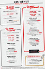 Poivre Rouge menu