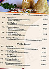 Indien King menu