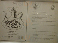 Tante Emma Café menu