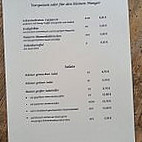 Tannheimer Dorfstube menu