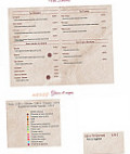 La Toscane menu