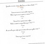 Le M Du Mas Merlet menu