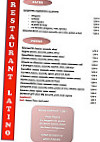 'latino menu