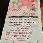 Taste Of Asia menu