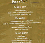 Le Barbue d'Anvers menu