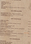 La Crep'sautiere Karine menu