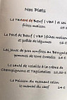 Le Catalogne Café menu