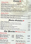 La Piraterie menu