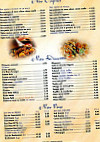 Le Maroc menu