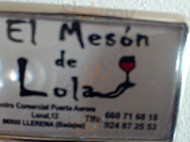 El Meson De Lola inside