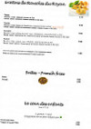 Auberge Du Bosquet Fleuri menu