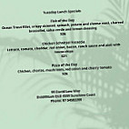 The Driftwood Bistro menu