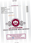 La Chaumiere menu