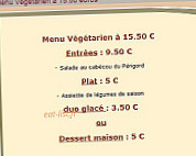 Auberge Du Musee menu